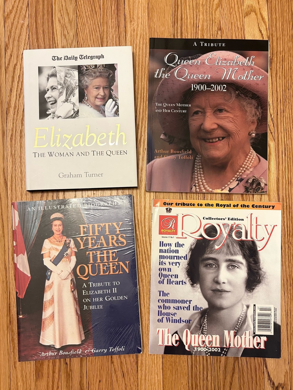 Queen Elizabeth II & Queen Mother Book Bundle – Golden Jubilee Tribute Set 2002
